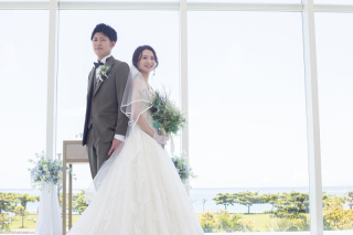 小さな結婚式　沖縄サザンビーチ店_チャペル撮影3(沖縄店)