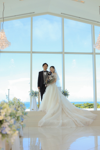 小さな結婚式　沖縄サザンビーチ店_チャペル撮影3(沖縄店)