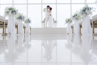 小さな結婚式　沖縄サザンビーチ店_チャペル撮影3(沖縄店)