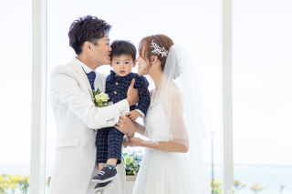 小さな結婚式　沖縄サザンビーチ店_チャペル撮影3(沖縄店)