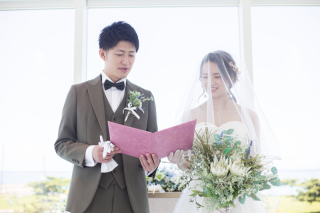小さな結婚式　沖縄サザンビーチ店_チャペル撮影3(沖縄店)