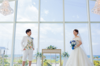 小さな結婚式　沖縄サザンビーチ店_チャペル撮影3(沖縄店)