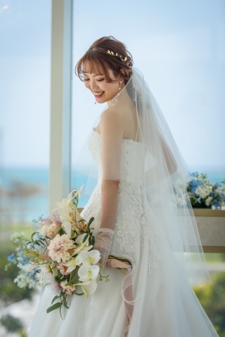 小さな結婚式　沖縄サザンビーチ店_チャペル撮影3(沖縄店)