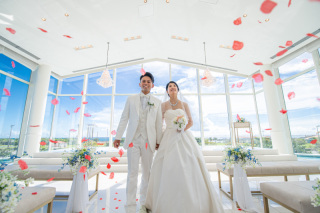 小さな結婚式　沖縄サザンビーチ店_チャペル撮影3(沖縄店)