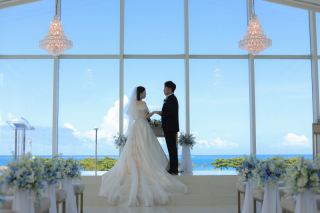 小さな結婚式　沖縄サザンビーチ店_チャペル撮影3(沖縄店)