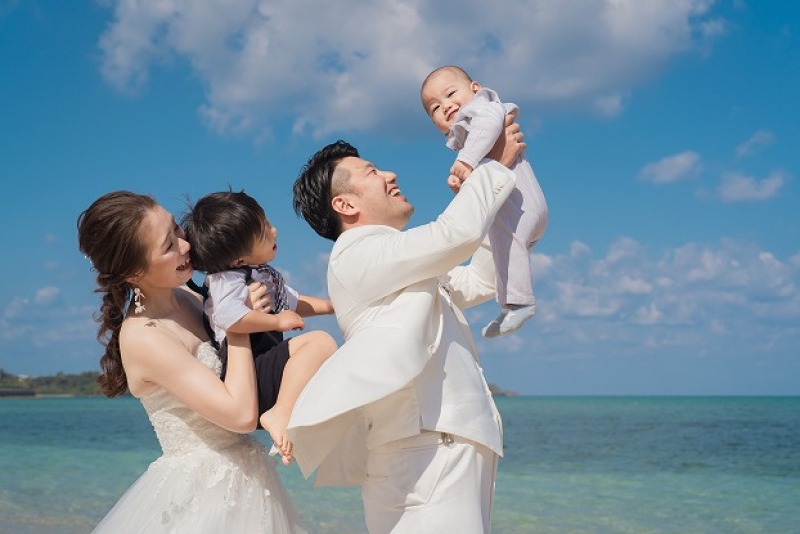 【ご家族での撮影にぴったり】チャペル＆ビーチフォト[150カットデータ付プラン]