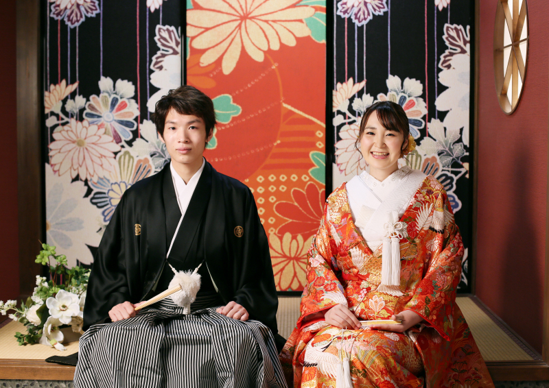 和室で寄り添い☆彡