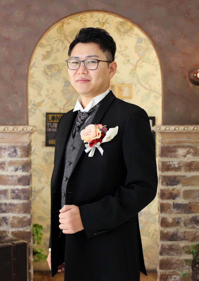 ご新郎様のピンショットも！