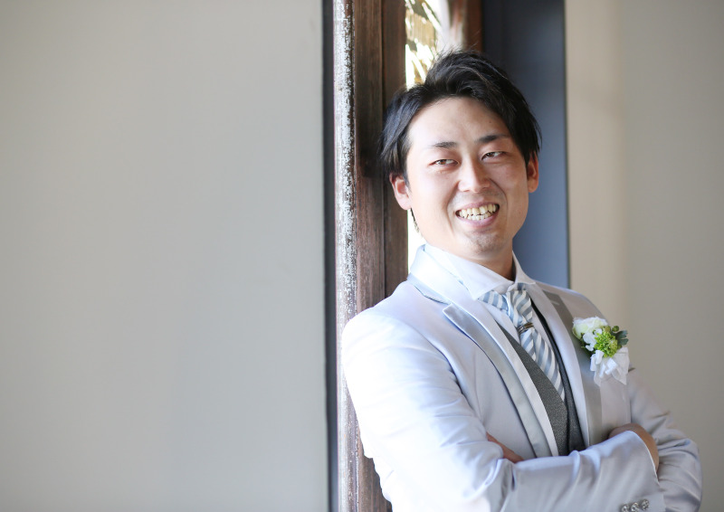 ご新郎様お一人写し