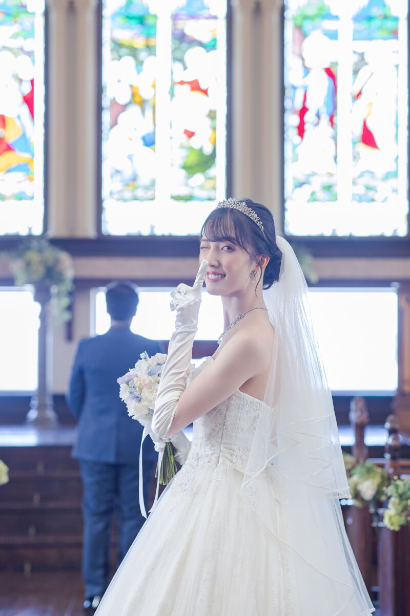 感動のセレモニーフォト　挙式さながらのシーンを