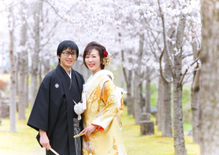 桜満開！！和装１着プラン