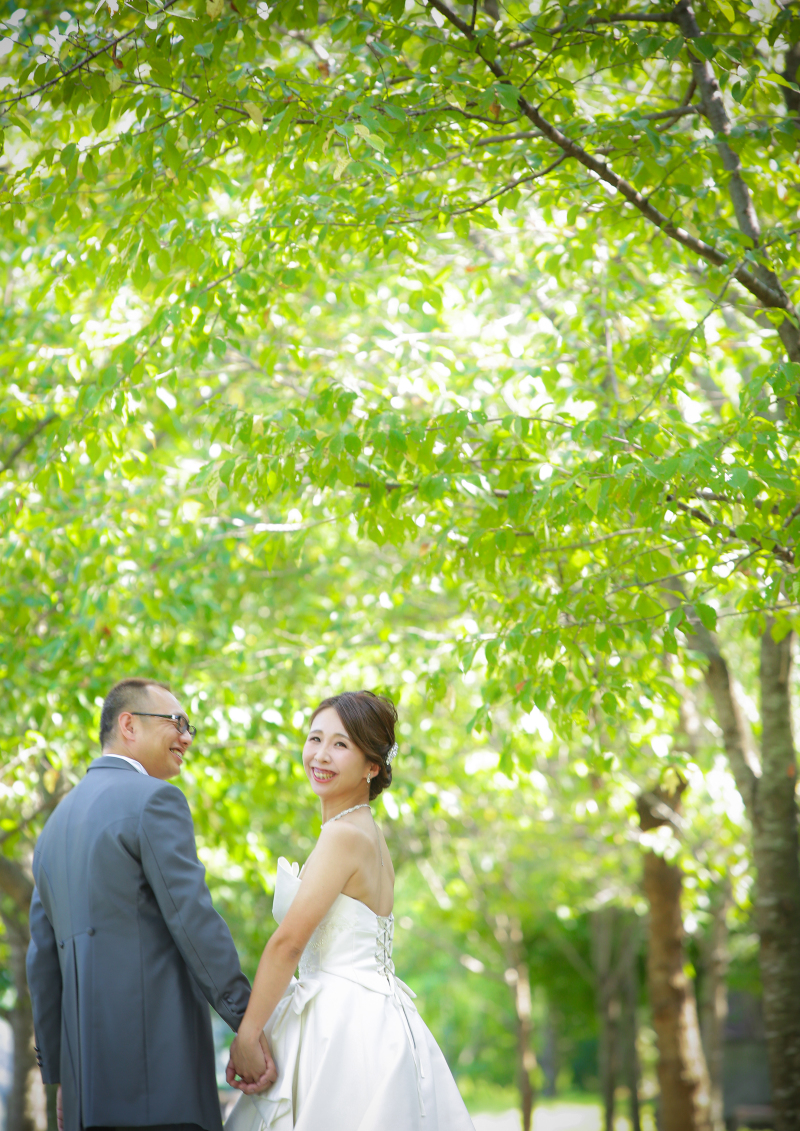 木漏れ日がとてもキラキラして素敵でした!