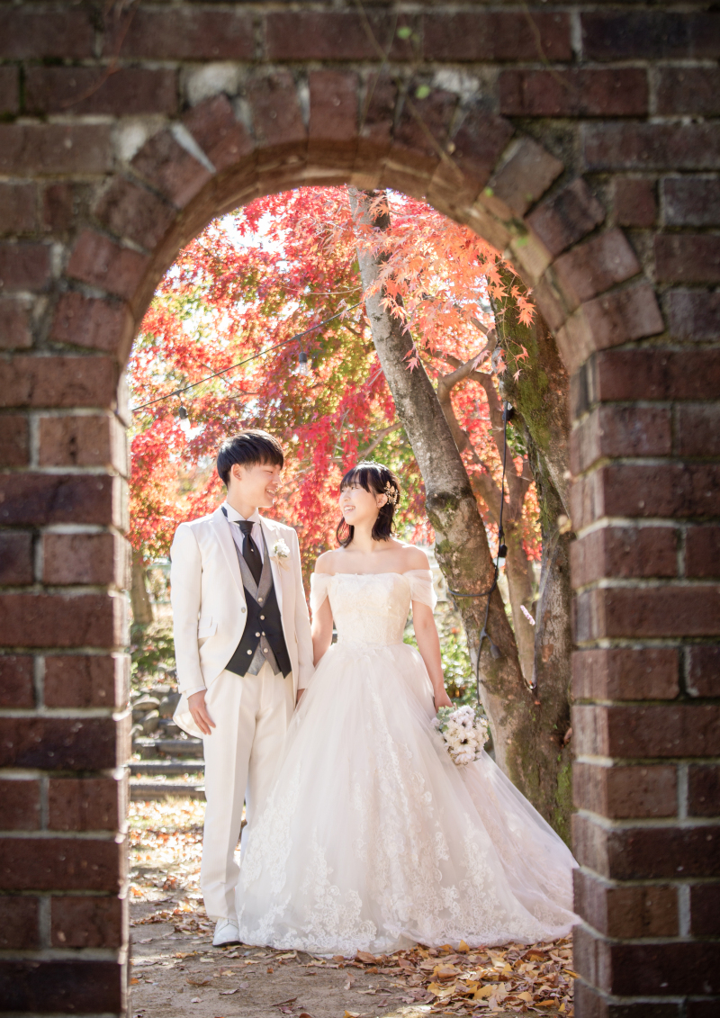 手をつないだお写真を