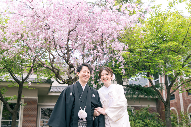 まずは別荘前で1枚