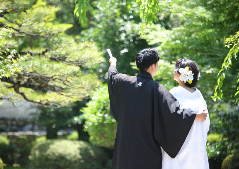 お天気がいいと後ろ姿もとっても素敵です♪
