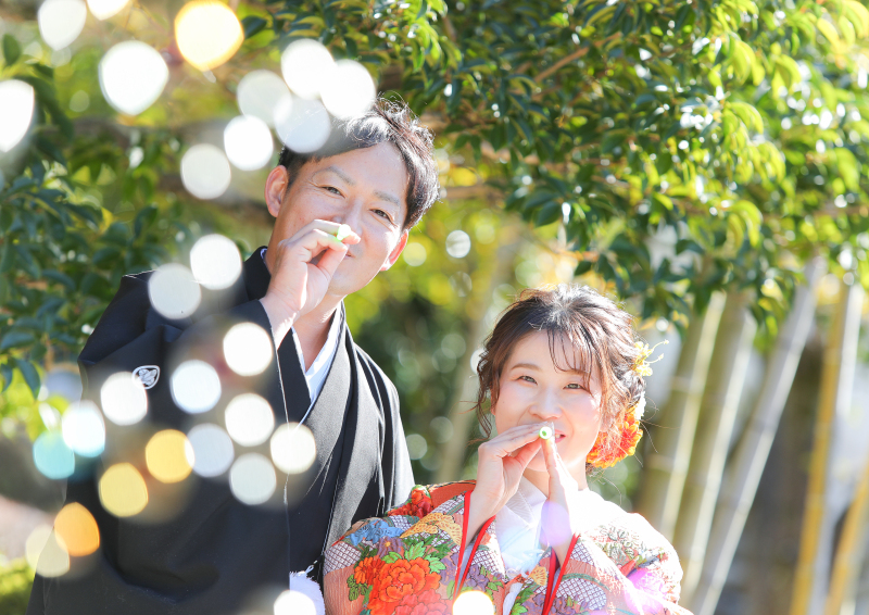 シャボン玉を使って