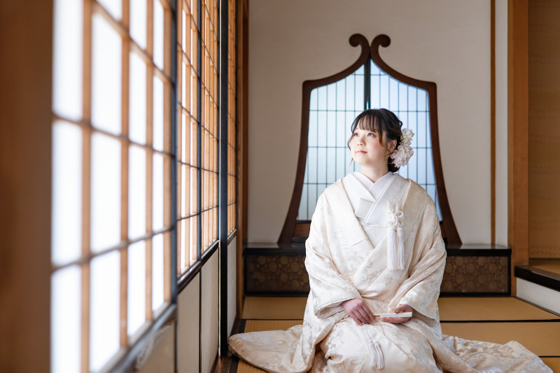 新婦様のお一人ショットも