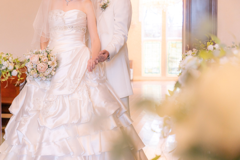 洋装撮影はチャペルで