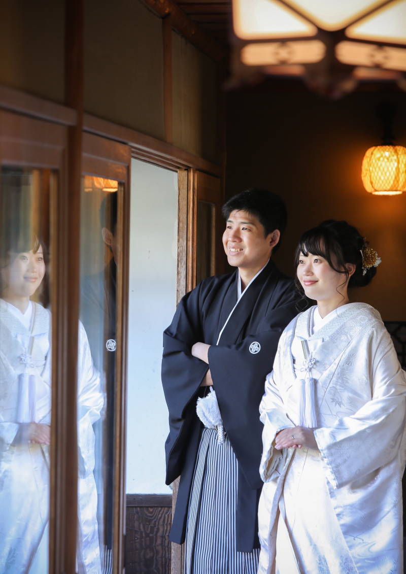 川上別荘の中で