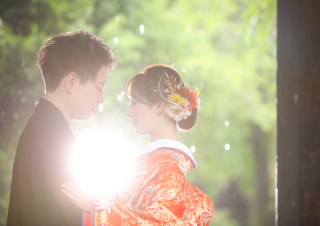 和装・洋装２着　雨の日の撮影でした！