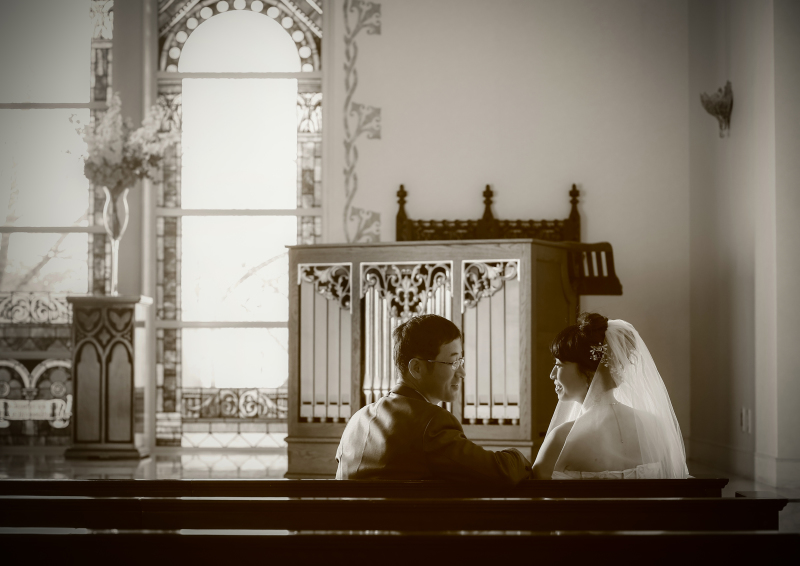 本物のチャペルも使えます。