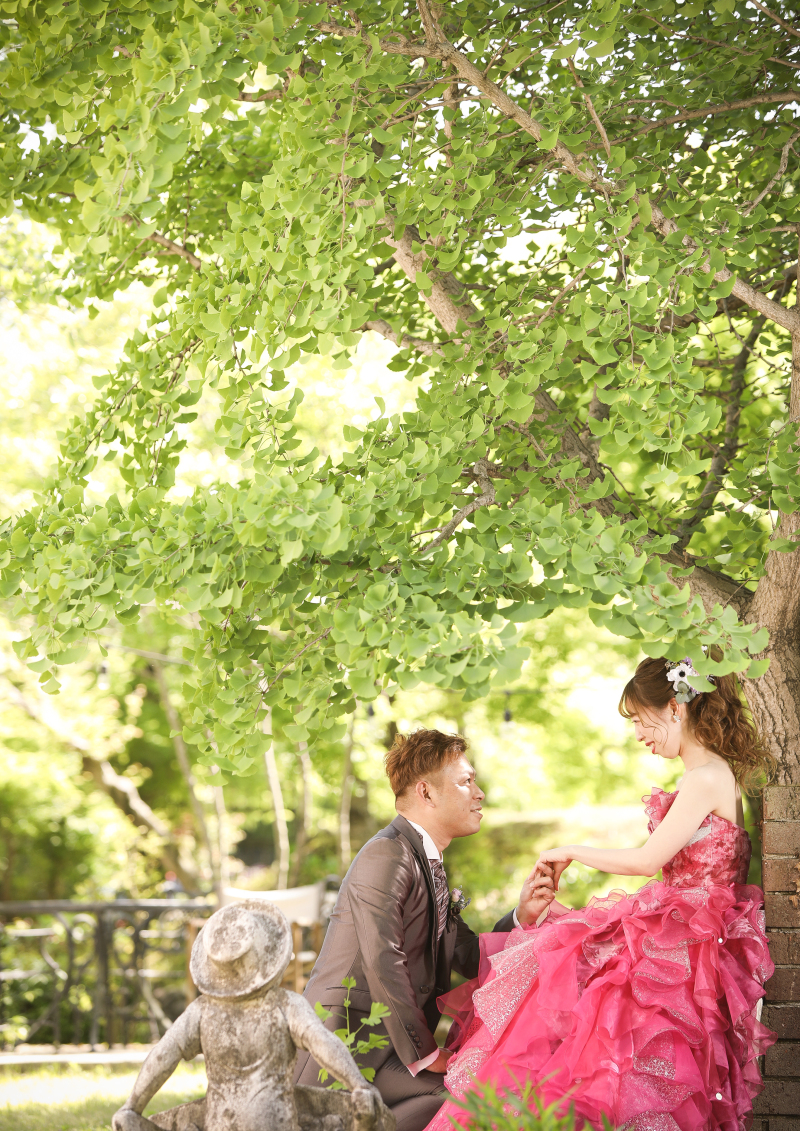 サクラテーブルのお庭ではこんなお写真も