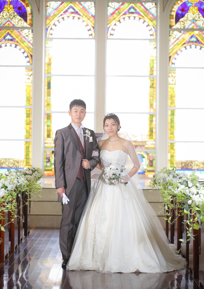 まずはチャペルの中で