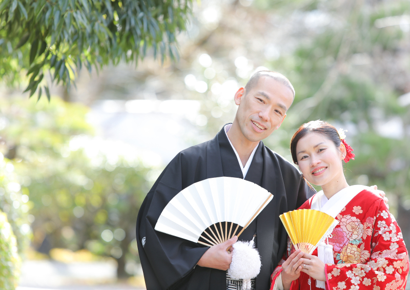 スタンダードな扇子を使って