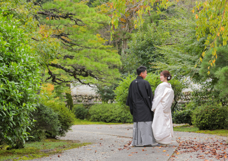 石畳でのバックショット