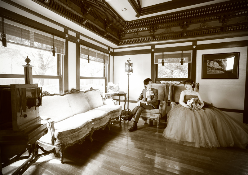 ドレスにお着替えをして