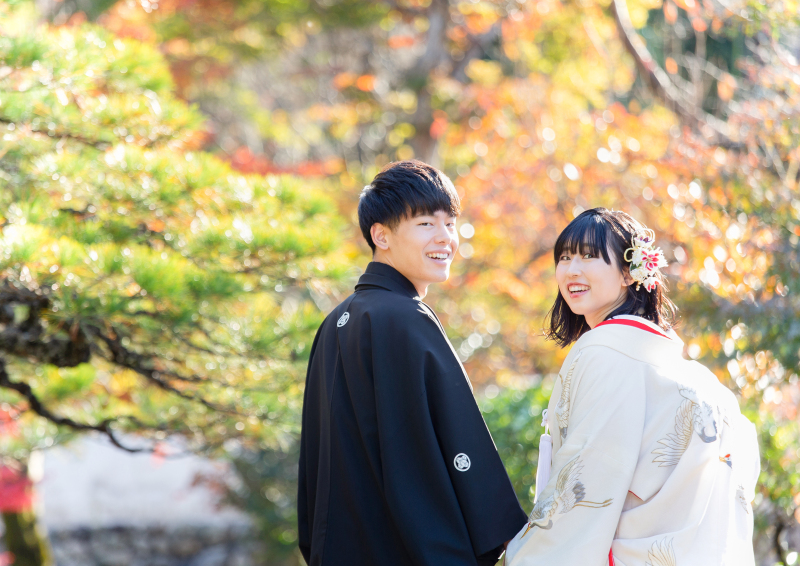 後ろ姿からの振り返り♪