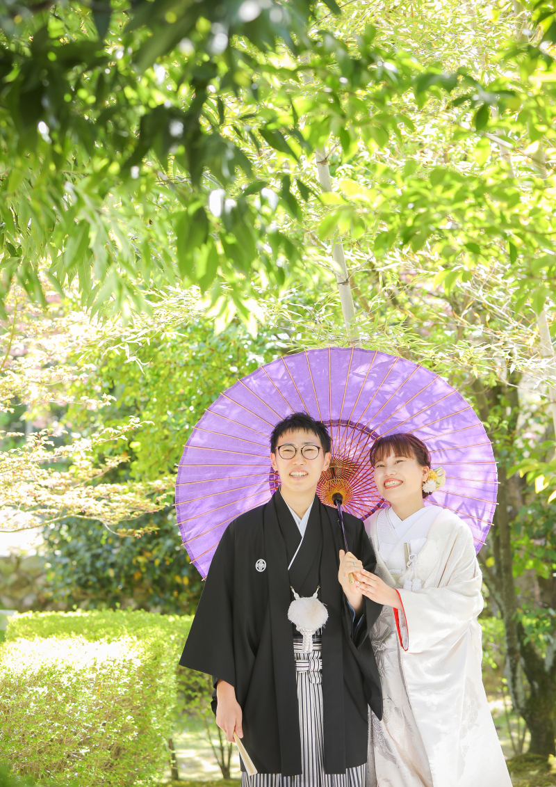 和傘を使ったショットも♪