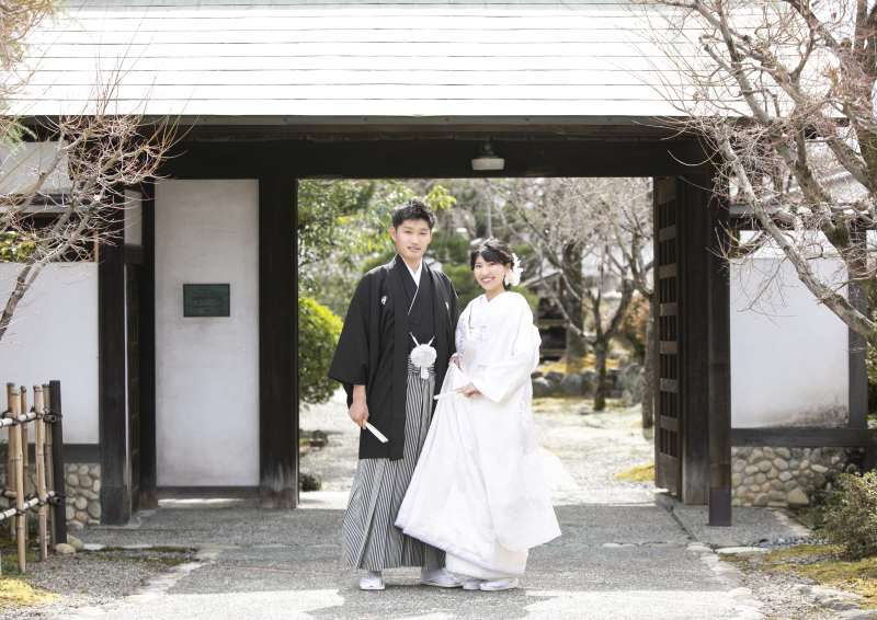 白無垢姿で撮影しました!