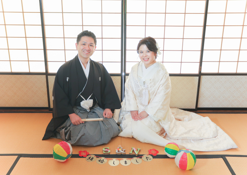 綿帽子を外したお写真も