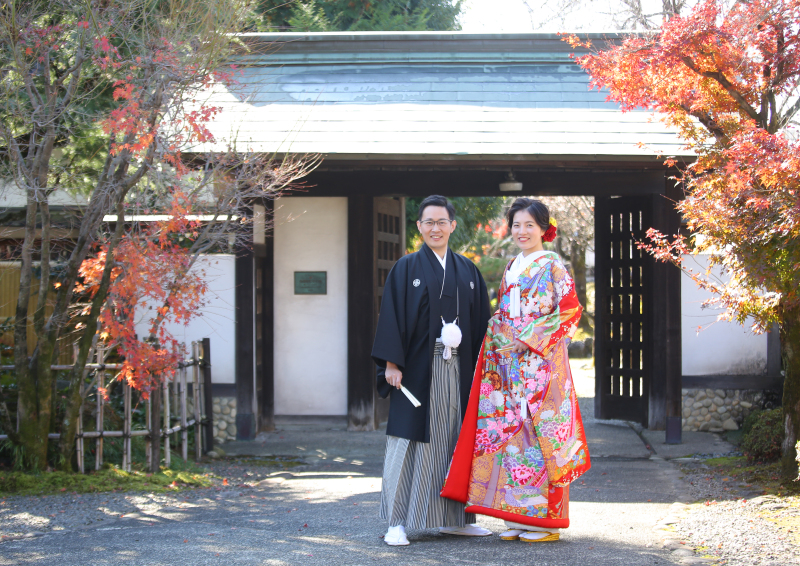 和装から撮影スタート!