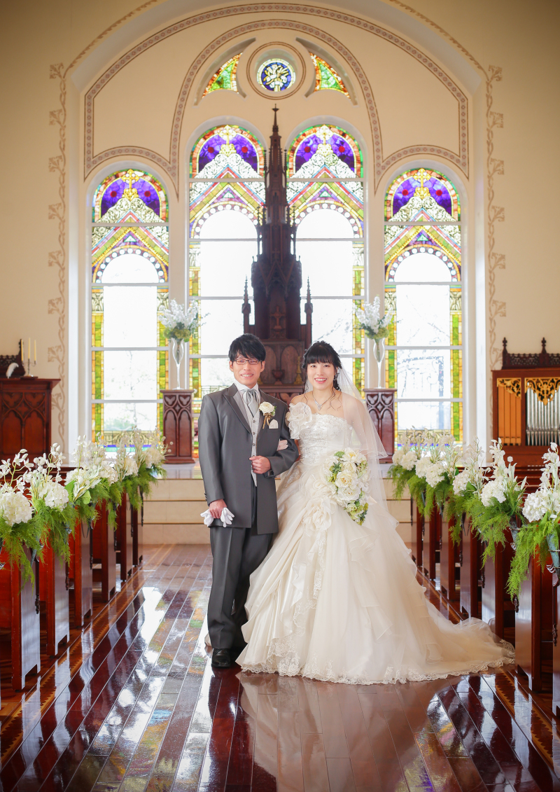 チャペルは敷地内に併設されています。