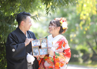 お二人の撮影は、ご家族様との素敵な思い出にも…