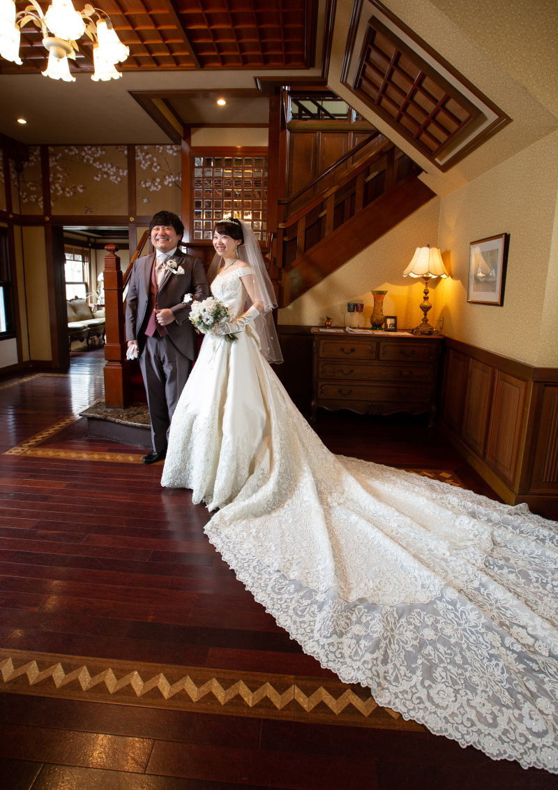 後藤別荘でドレスの特徴をいかして