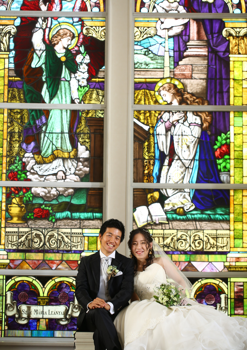 アンティークのステンドグラス