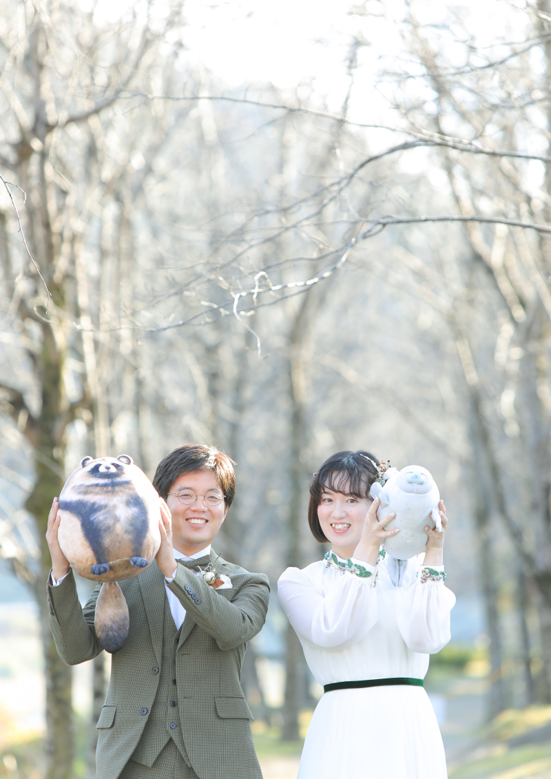 お持ち込みのぬいぐるみと♪