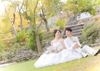 和装・洋装一着ずつ　笑顔が素敵なお2人でした♪