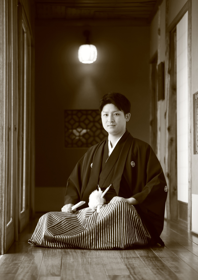 新郎さんおひとりショット