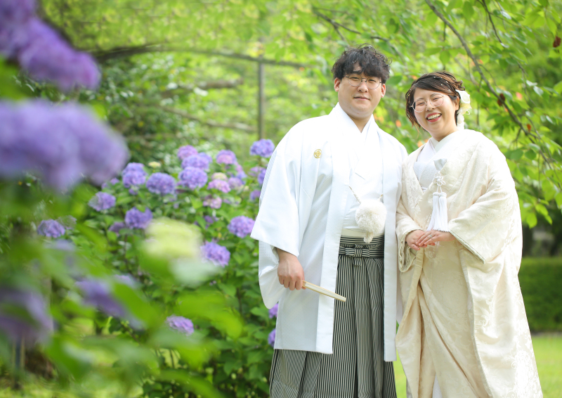 和装1着 紫陽花を入れて♪