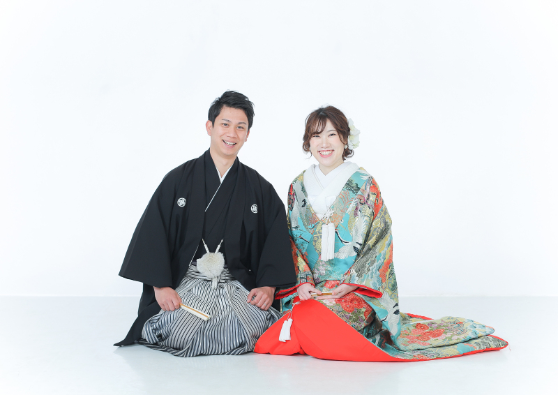 正座のお写真もシンプルに