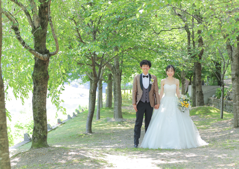 サクラの並木道は新緑のベストタイミングでした!