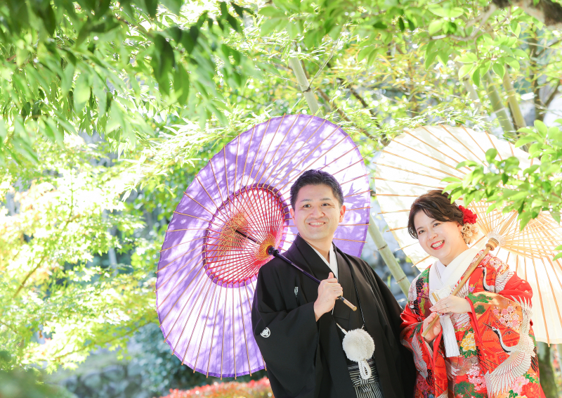 紅葉だけでなく緑も素敵です♪