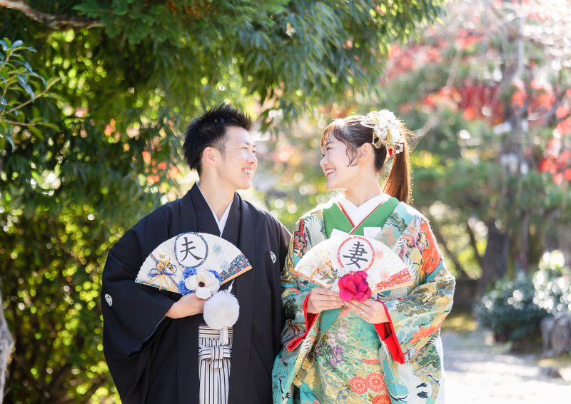 かっちりの後は扇子などお持込のアイテムを使って♪