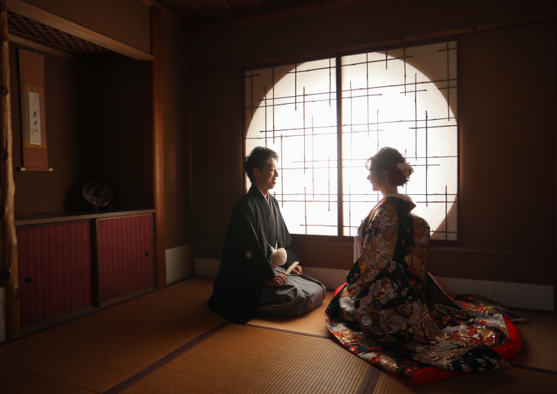 屋内でも雰囲気たっぷりと