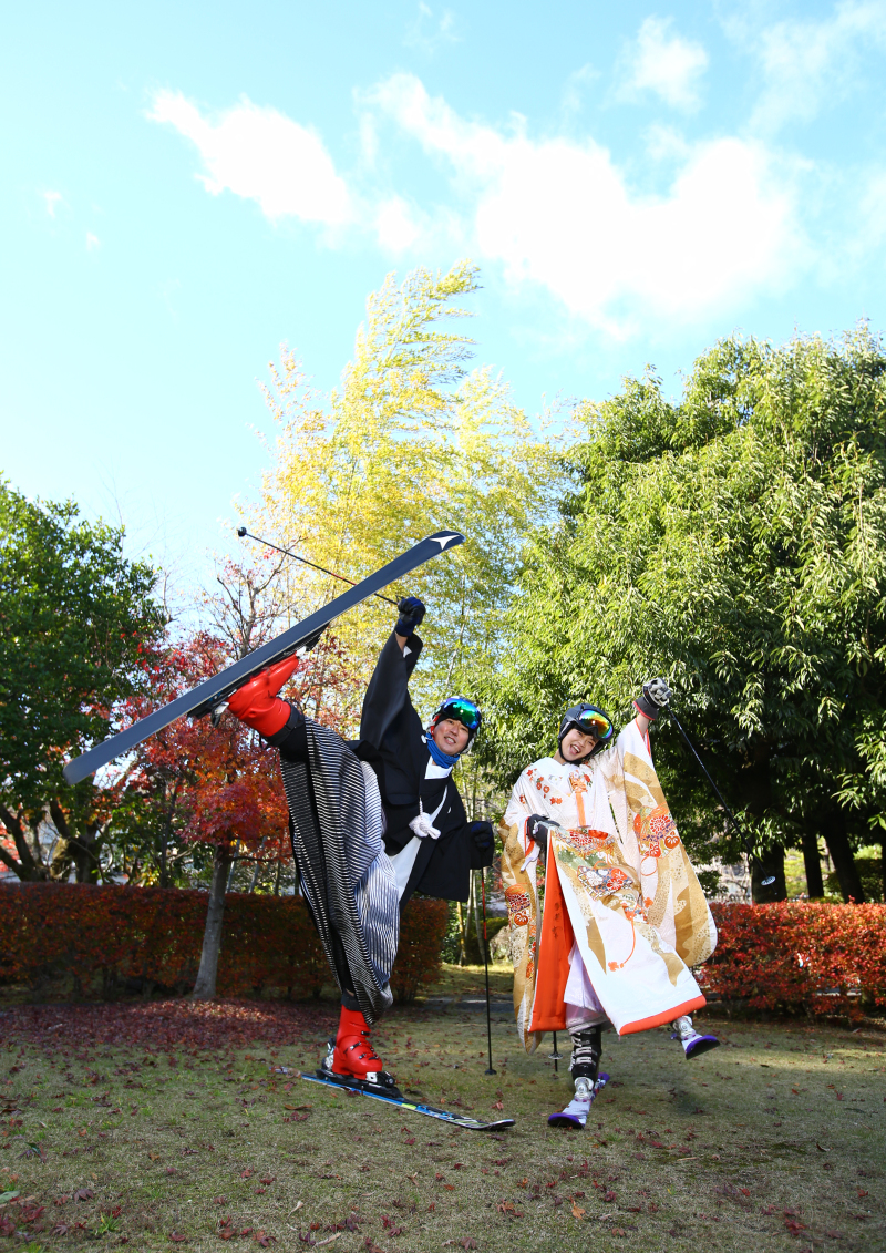 最後にお持ち込みのスキーアイテムで