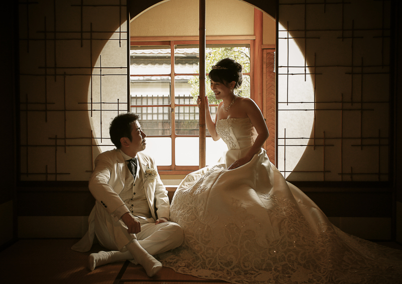 川上別荘（日本家屋）で。